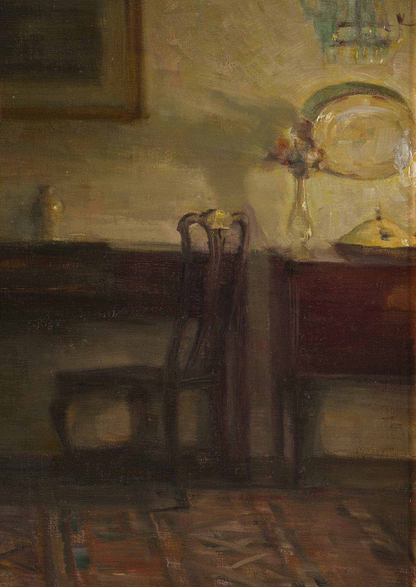 Carl Holsoe, Interior with cello.