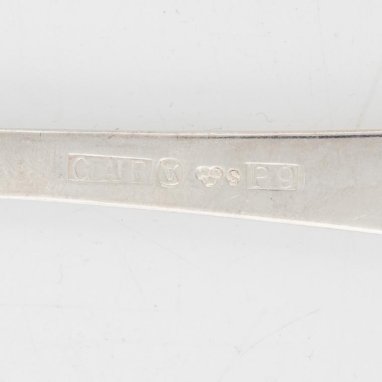 Jacob Ängman, bestick silver, 22 st, "Rosenholm".