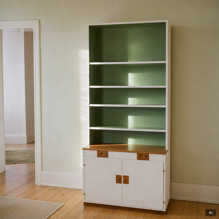Josef Frank, A bookcase, model B2255, Firma Svenskt Tenn, before 1985.