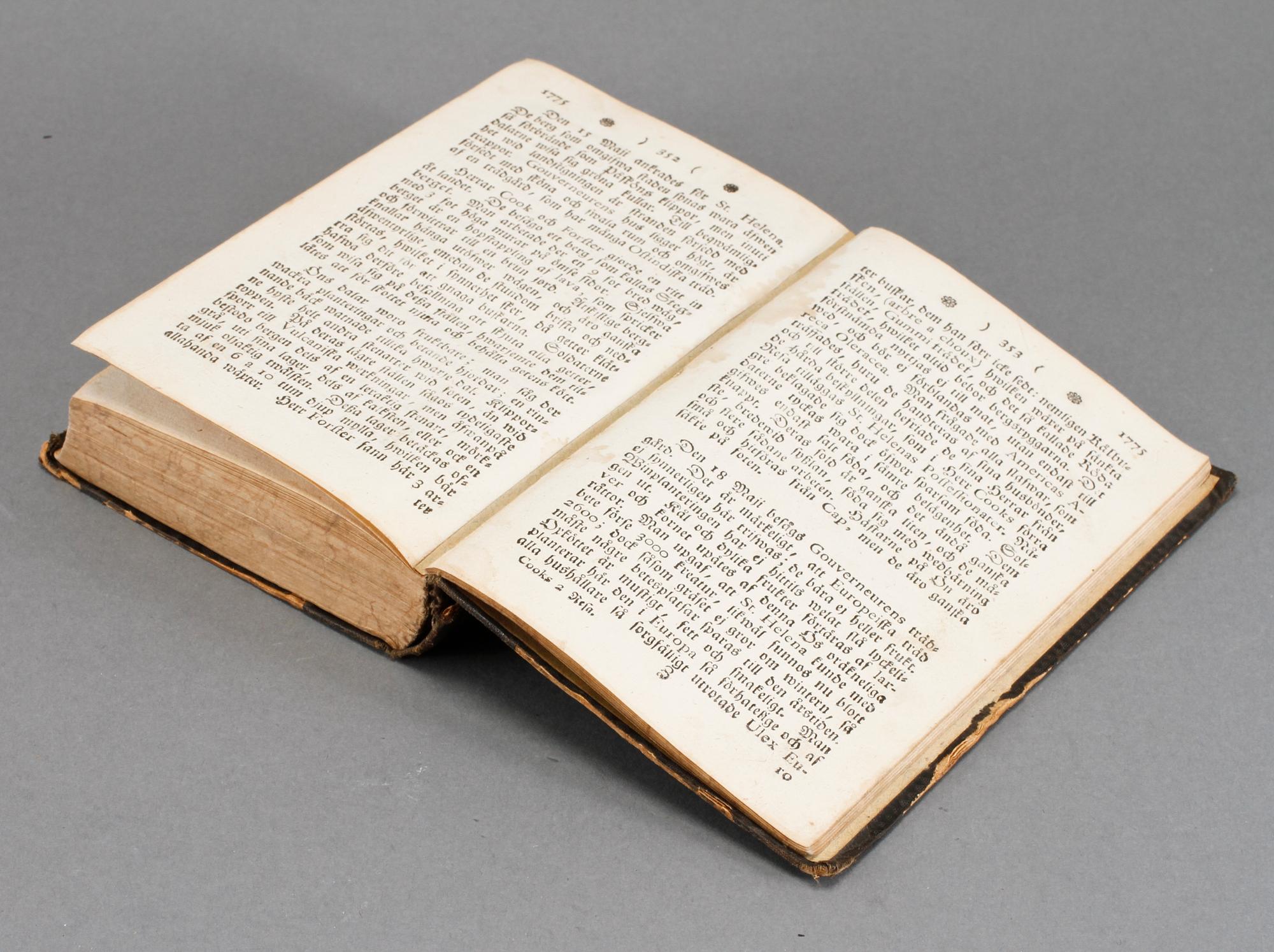 BOK, Sammandrag af Capitain Jacob Cooks Andra Resa, 1783.