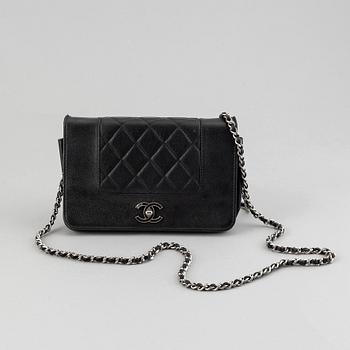 Chanel, a black leather 'Mademoiselle' handbag, 2016-2017.