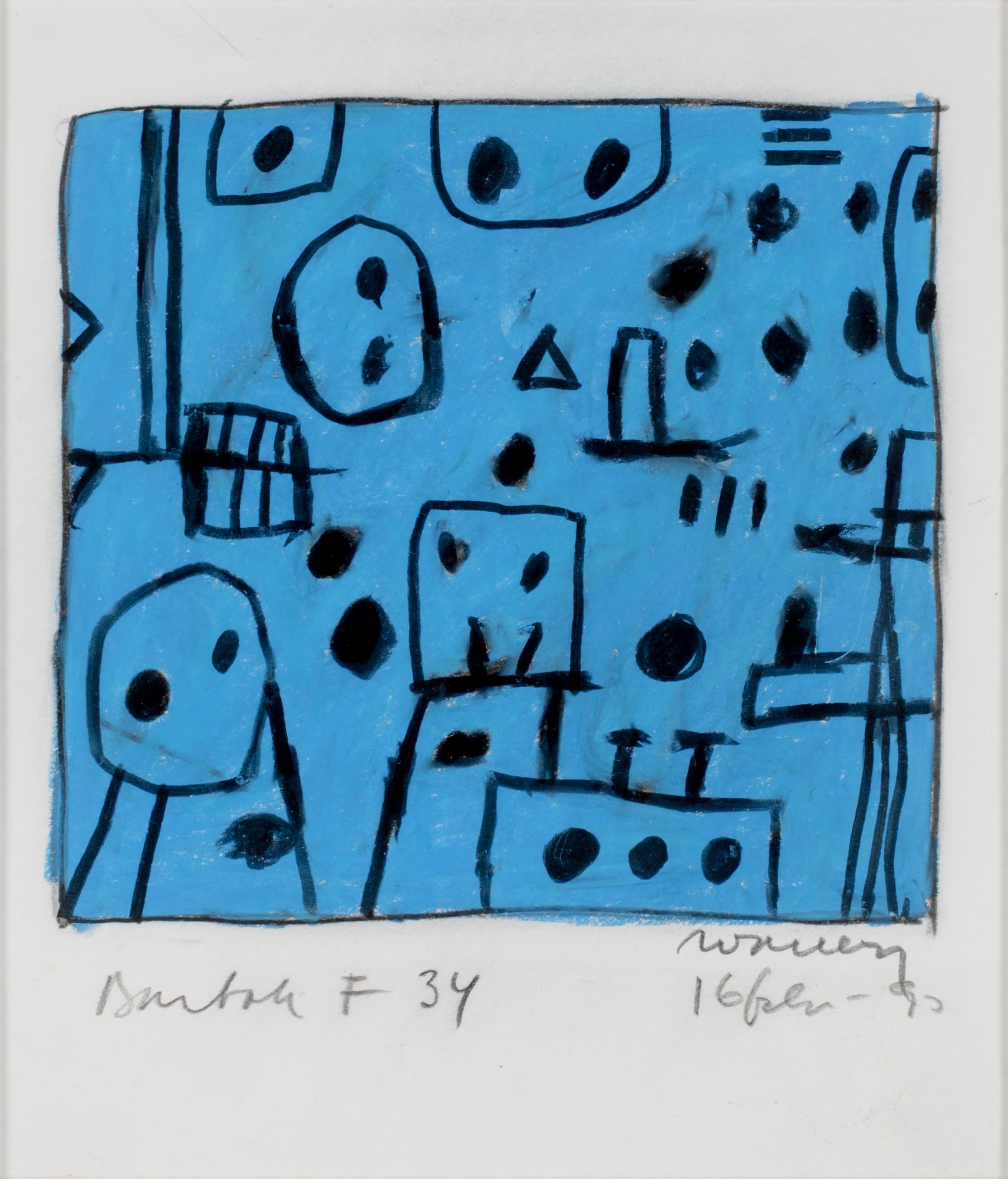 BENGT WALLBERG, blandteknik, sign o dat 95.