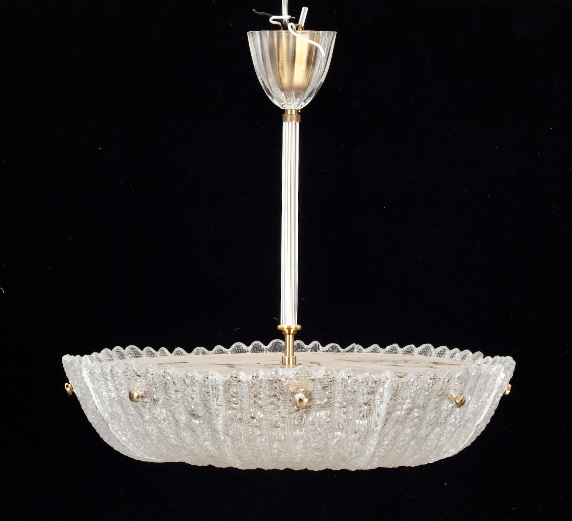 TAKLAMPA, Carl Fagerlund Orrefors 1900-talets mitt.