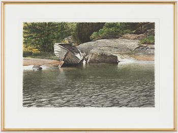Stanislaw Zoladz, Boat at the Water's Edge.