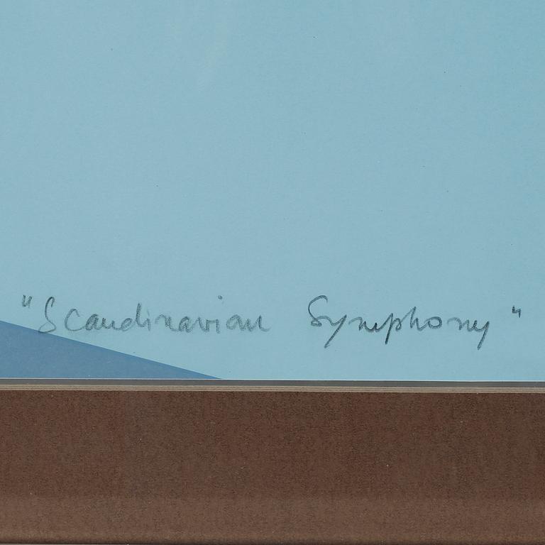 FRANCO COSTA, färgserigrafi, signerad och numrerad 37/190.
