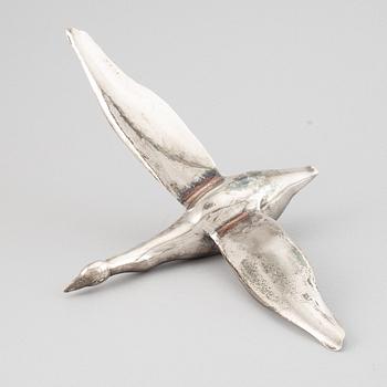 Olle Ohlsson, fågel, silver, Stockholm, 1985.