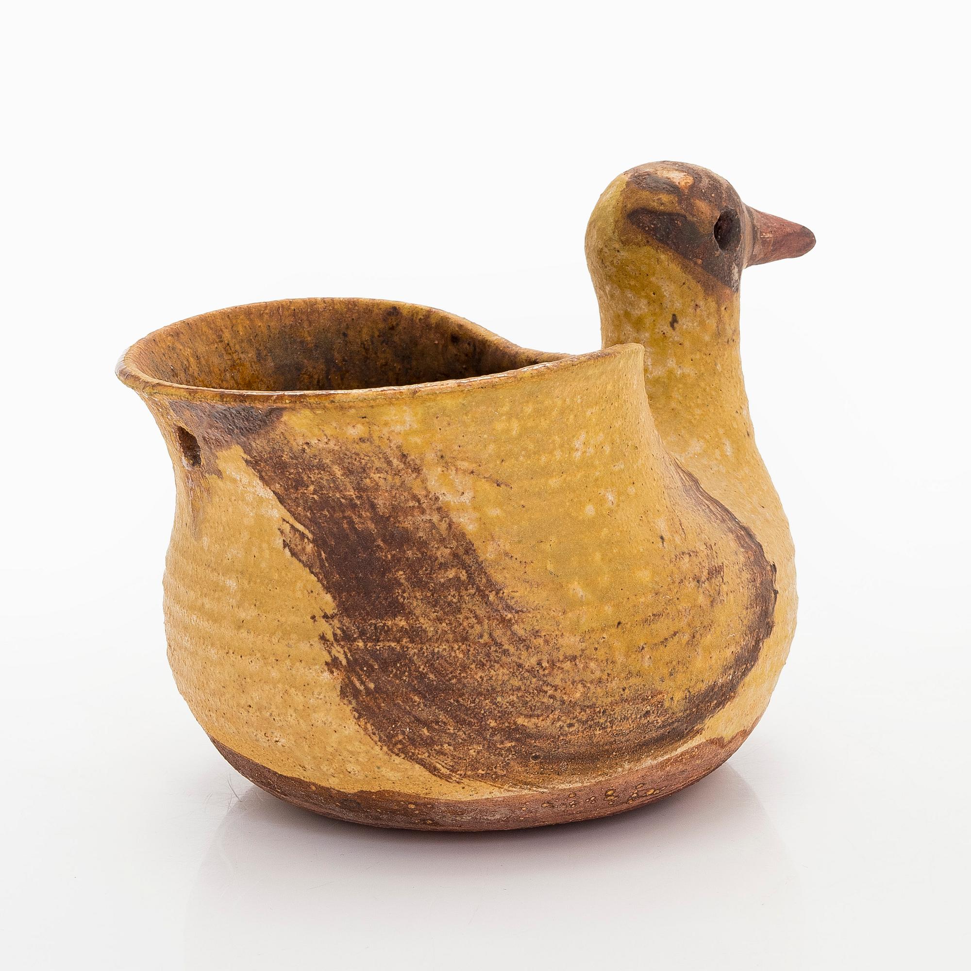 Teemu Luoto, A ceramic sculpture, signed and dated -75.