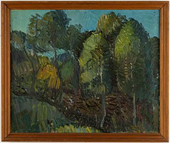 Alf Lindberg, oil on canvas, signed and dated -41.