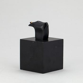 GUNNAR CYRÉN, skulptur, "Vattenbuffel", signerad.