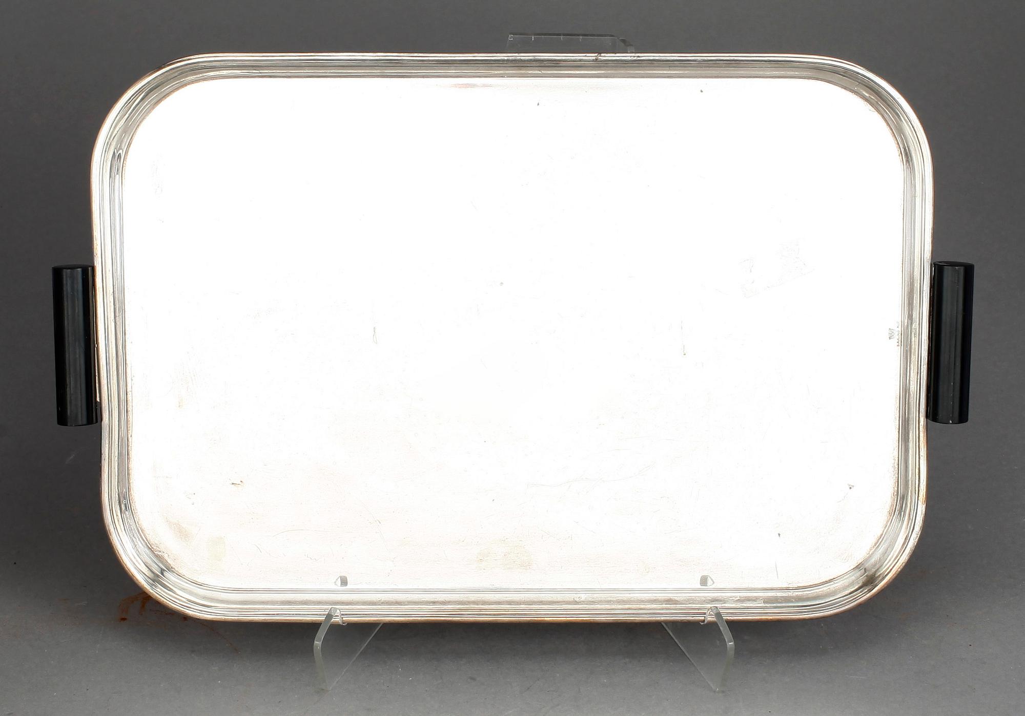 SERVISDELAR, 3 st, nysilver, bland annat  GAB, Stockholm, 1900-talets första hälft.
