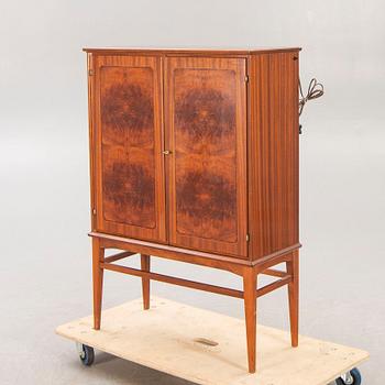 An ABRA Möbler, mid-20th century mahogany bar cabinet.