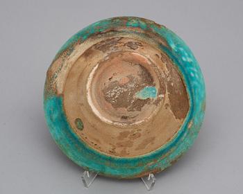 Bowl, earthenware. Iran, possibly 13th century.