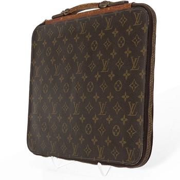 Louis Vuitton, a document holder and a note pad holder, 1985-87.