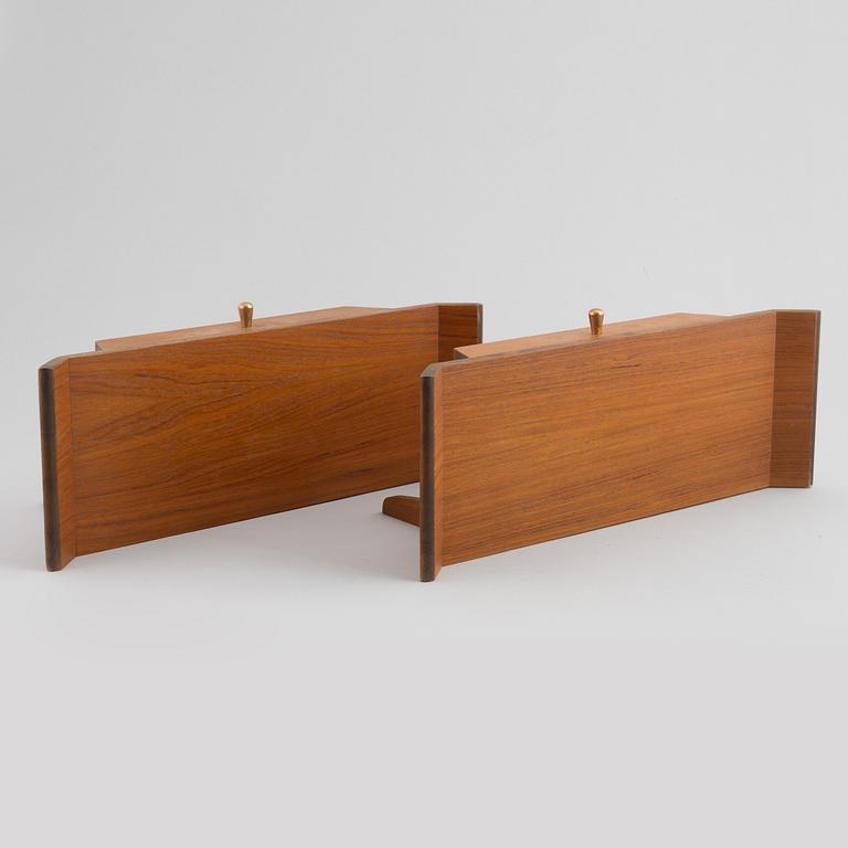 A pair of bedside tables, Fröseke AB Nybrofabriken, 1960s.