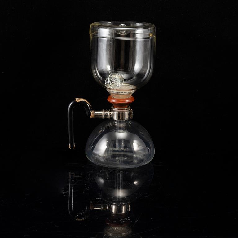 GERHARD MARCKS, coffee machine, "Sintrax", Jenaer Glaswerk, Schott & Gen, Germany.