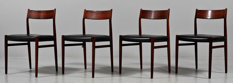 MATGRUPP, 9 delar, Arne Vodder, Sibast Furniture, 1950/60-tal.