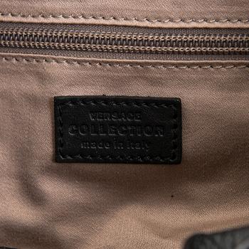 Versace Collection, A 'Hibiscus Leopard Print' duffel bag.