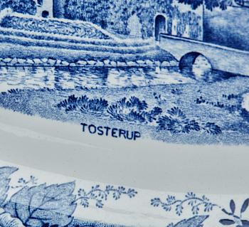 MATSERVIS, c:a 50 delar, flintgods, "Skåne", Rörstrand.