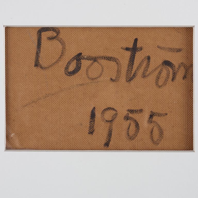 HARRY BOOSTRÖM, oil on panel, signed and dated -55.