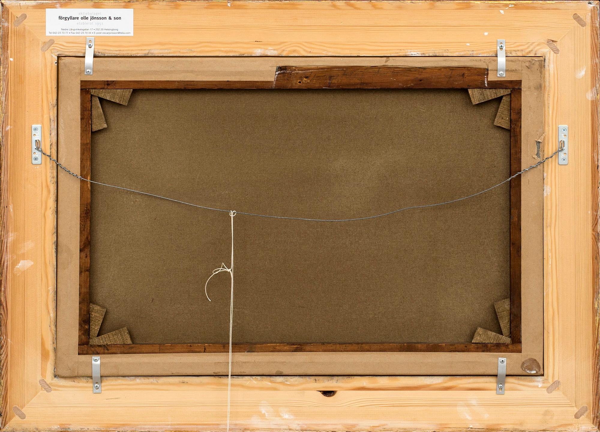 JAMES WEBB, oil on canvas, signed.