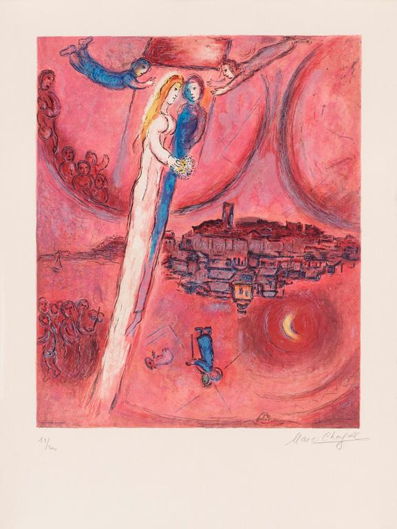 Marc Chagall (Efter), "Le Cantique des Cantiques".