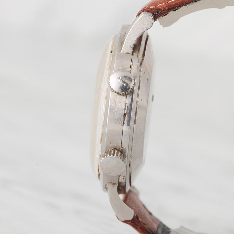 JAEGER-LeCOULTRE, Memovox, wristwatch, 37 mm,