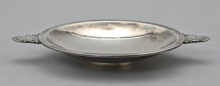 SKÅLFAT, silver, "Cactus", Gundorph Albertus, Georg Jensen, Köpenhamn 1945-1977, vikt 229 g.