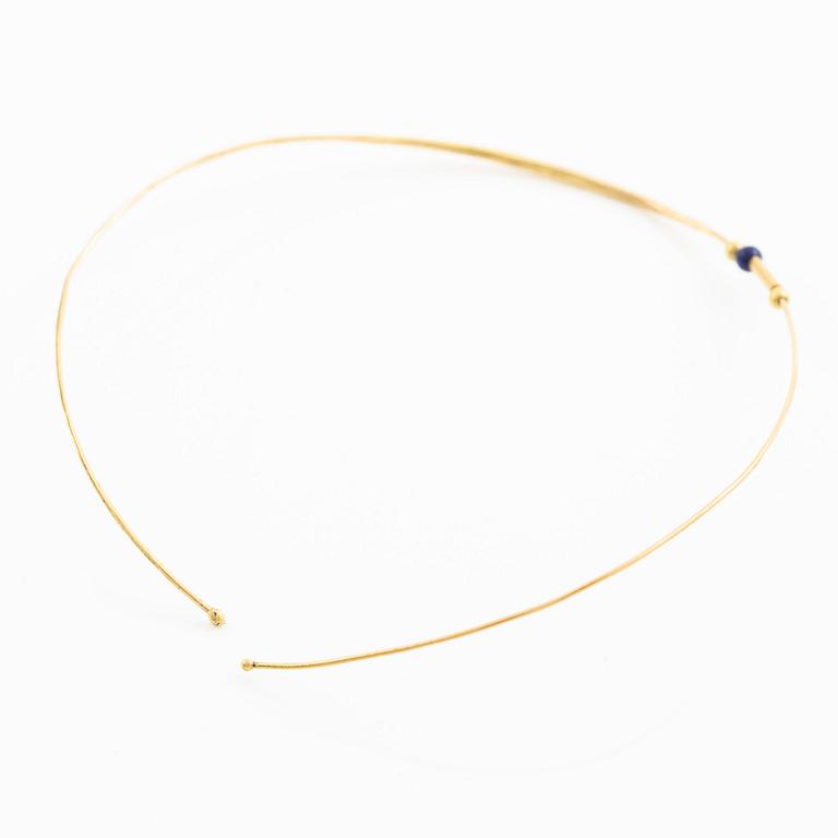 PA Lundahl-Terrs, en collier och ett armband 18K guld, Växjö 1972.