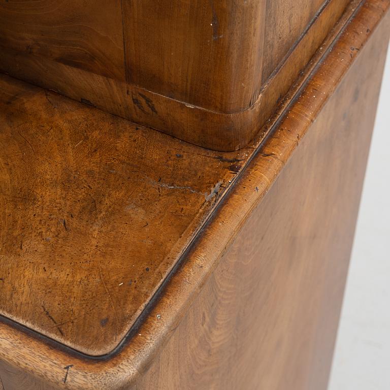 Bookcase, late Empire style, mid-19th century.