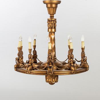 TAKLAMPA, 1900-talets mitt.