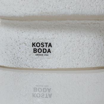 Kjell Engman, figurines, 3 pcs, glass, from the "Catwalk" series, Kosta Boda.
