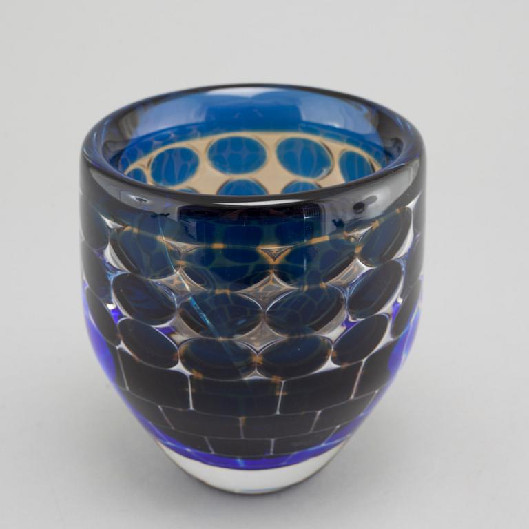 INGEBORG LUNDIN, vas, glas, "Ariel", Orrefors, 1960-tal.