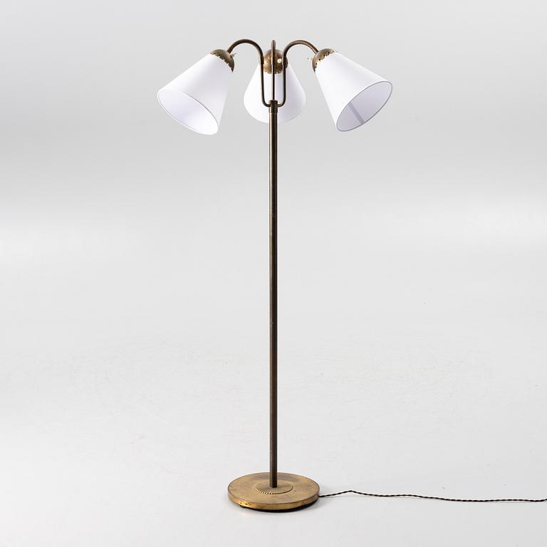 Harald Notini, a floor lamp model "15352", Arvid Böhlmarks Lampfabrik, Stockholm, 1940s.