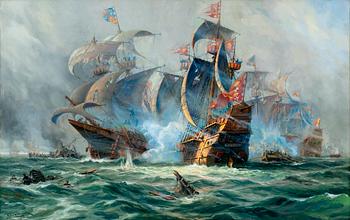 Adolf Bock, SEA BATTLE.