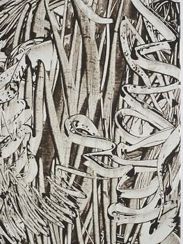 Andreas Eriksson, acrylic on canvas, signed and dated 2001 on verso.