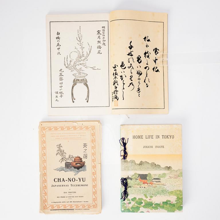 A group of ten books, about Japan, Japanese and Chinese Art and Works of Art. 20th century.