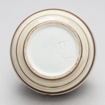 Elin Juselius, A ceramic vase signed EJ.
