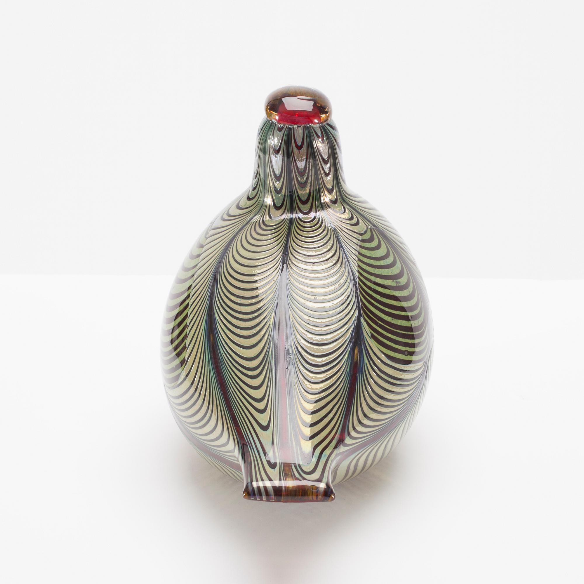 FIGURIN, glas, Oiva Toikka, Notsjö, 1900-talets slut.