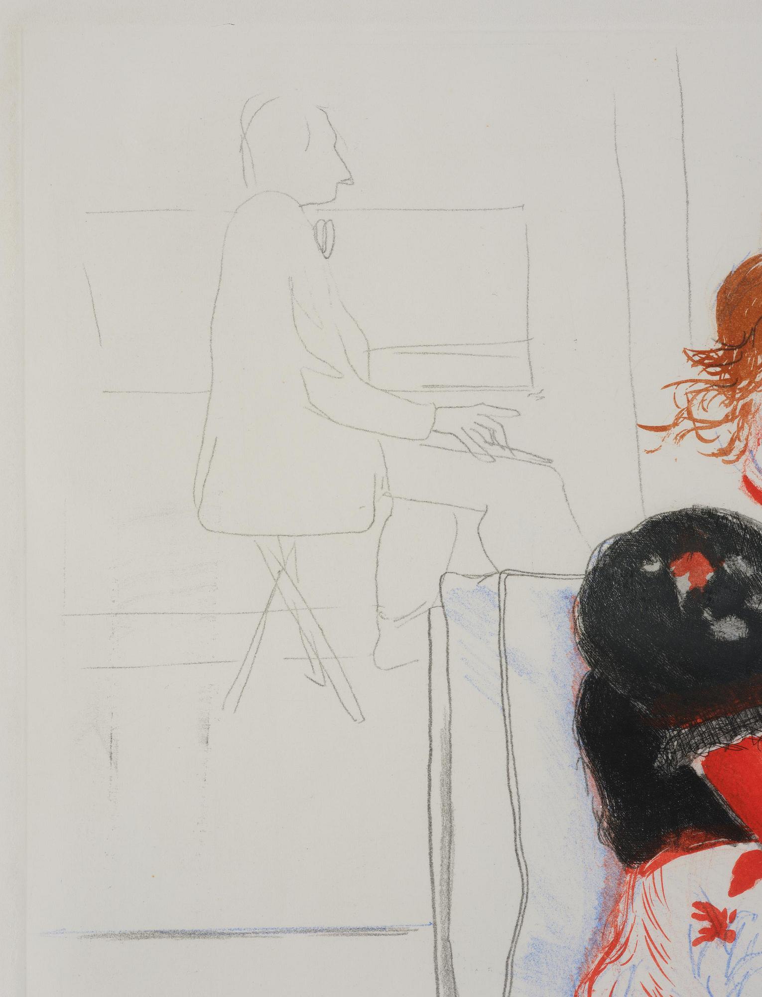 David Hockney, "Celia Observing".