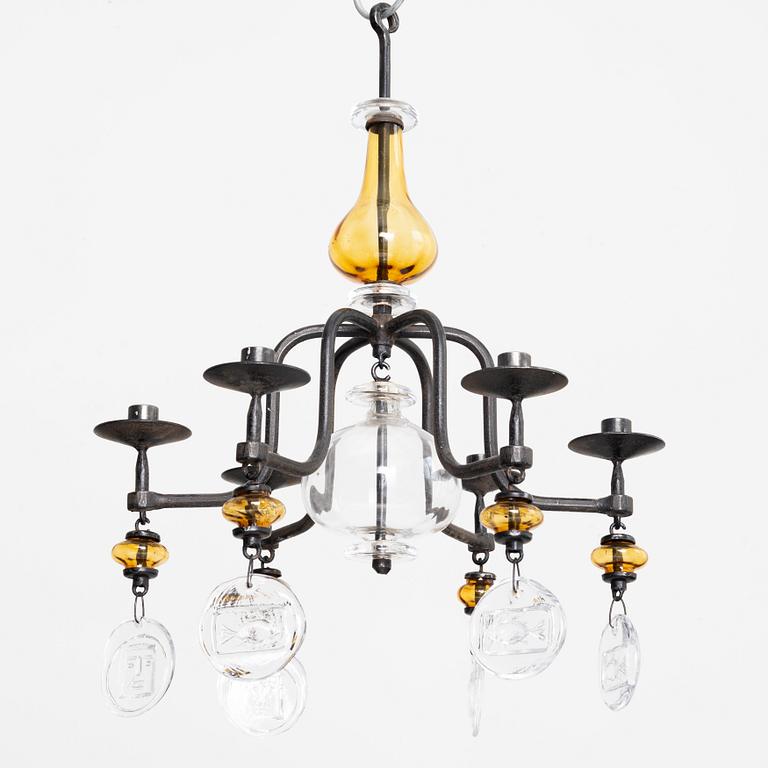 Erik Höglund, ljuskrona, Boda Smide.