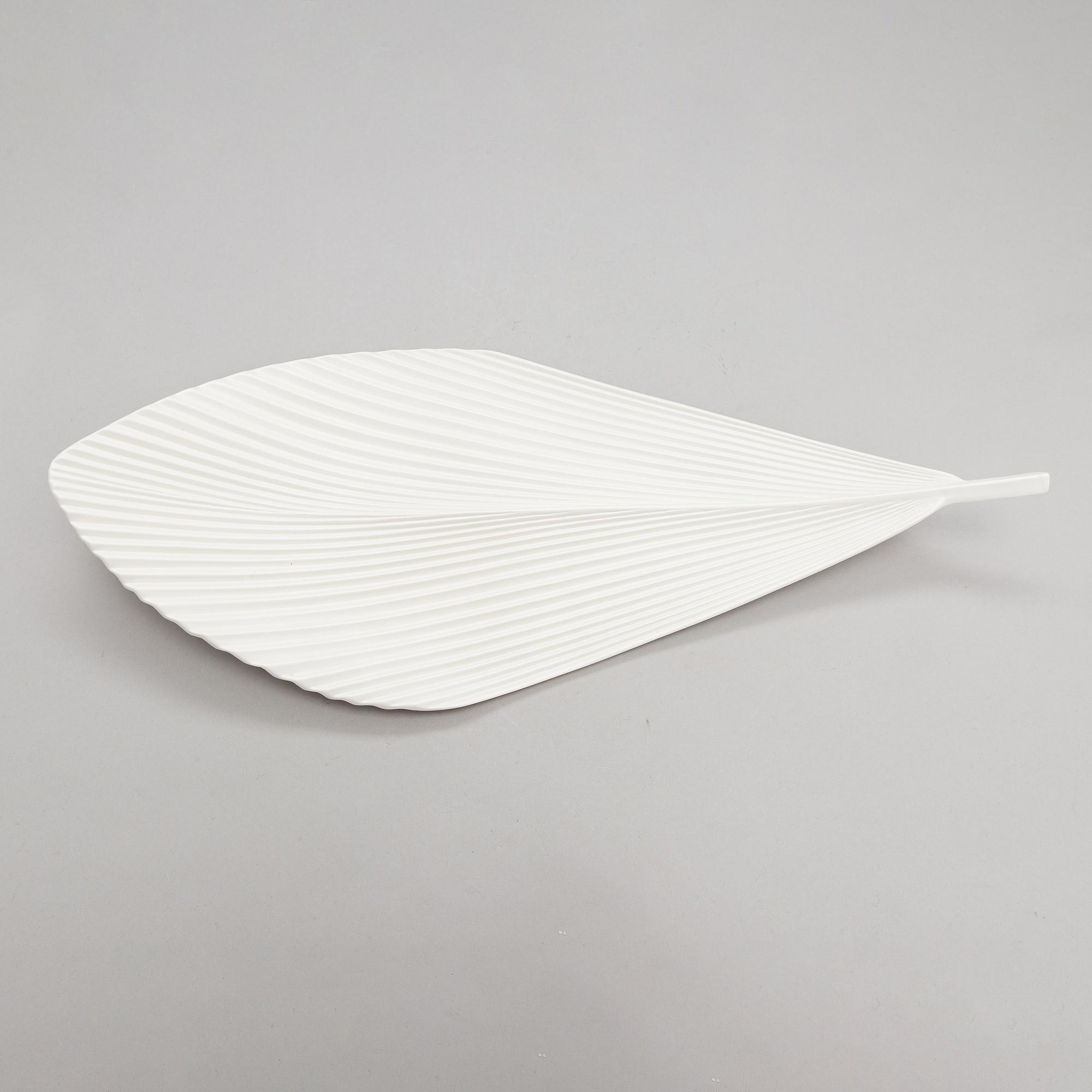 Inkeri Leivo, a ceramic ,"Gardena" dish Pro Arabia Art, Finland. Design 2002.
