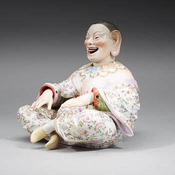 A large Meissen articulated nodding-head pagoda figure, end of 19th Century.