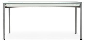 439. A Mats Theselius 'Herbarium' lacquered steel and glass top desk, Källemo, Sweden.