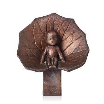 496. Lisa Larson, a "Thumbelina" bronze sculpture, ed. 133/999, Scandia Present, ca. 1978.