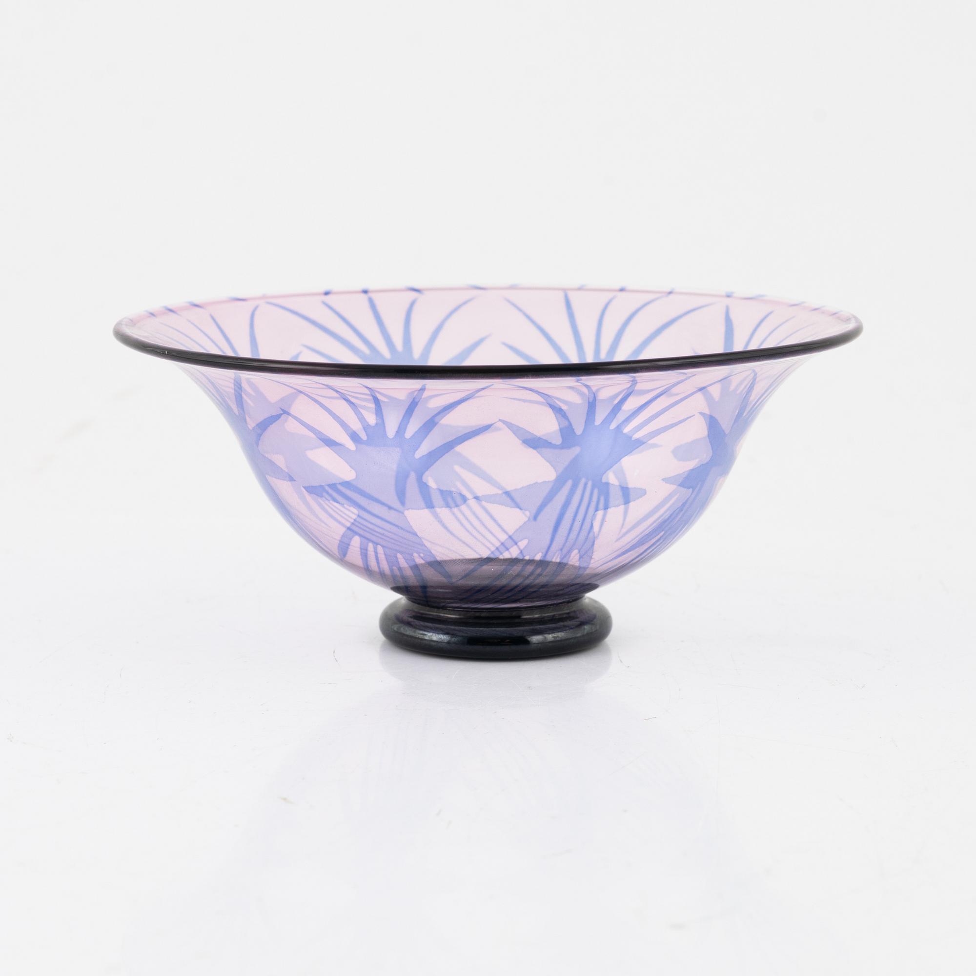 Eva Englund, a graal bowl, Orrefors, 1979.
