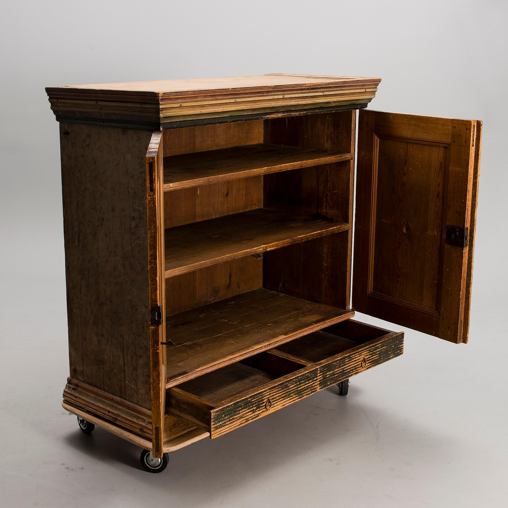 RUSTIC CUPBOARD, Satakunta, Finland, 1837.