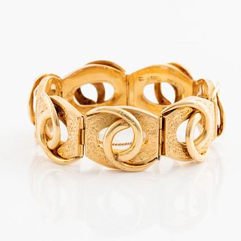 Armband, 18K guld, 1800-tal.