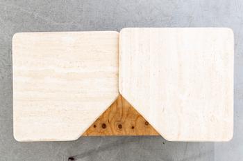 Sidetables, 2 pcs, later part of the 20th century.