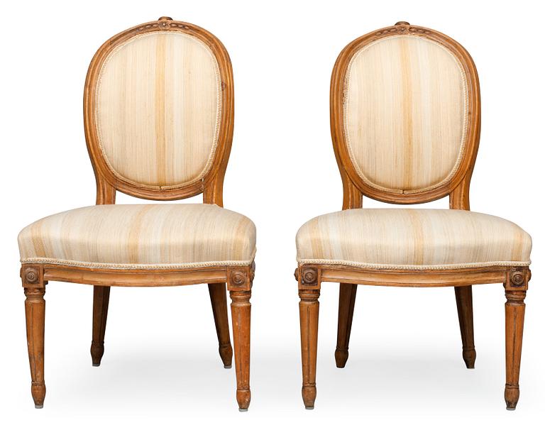 A PAIR OF CHAIRS.