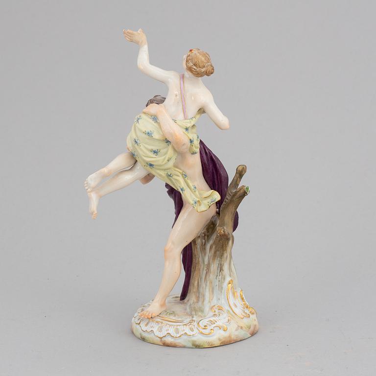 A Meissen porcelain figurine group, late 19th century.